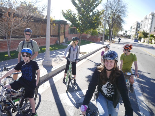 PasCSC members embark on their exploratory ride from the Sierra Madre Villa Gold Line station. 